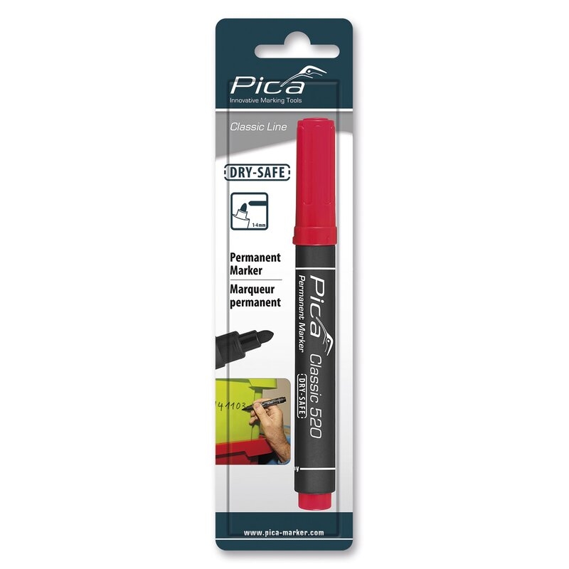 Marcador permanente con punta tipo bala Classic 520 Pica