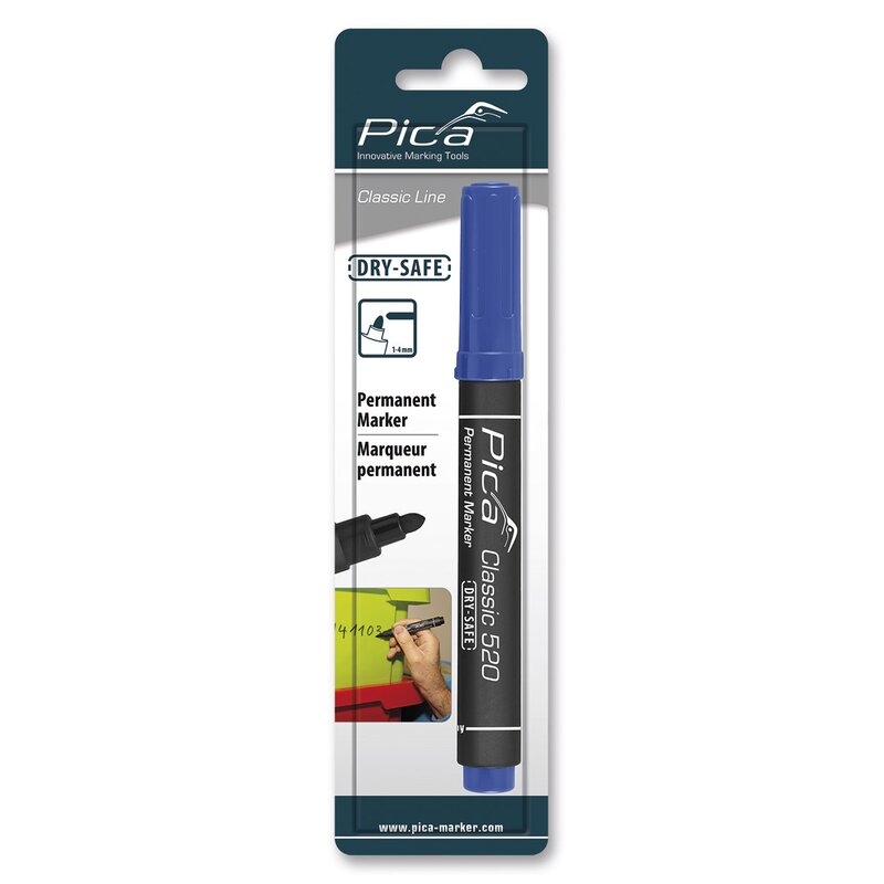 Marcador permanente con punta tipo bala Classic 520 Pica