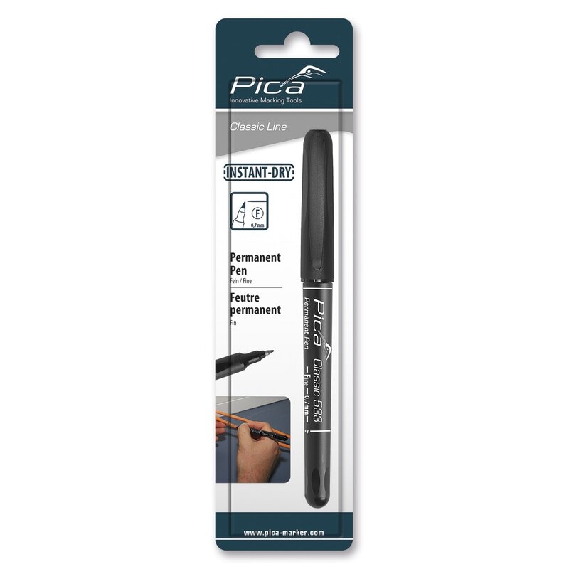Marcador permanente con punta fina Classic 533 Pica