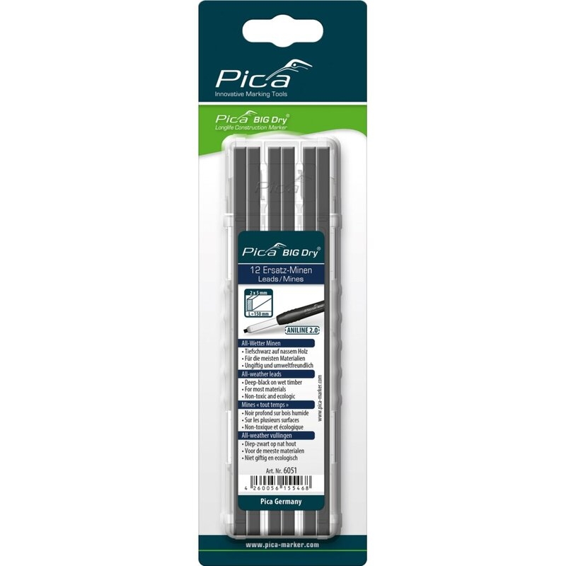 Minas todo tiempo ANILINE 2.0 para portaminas BIG Dry