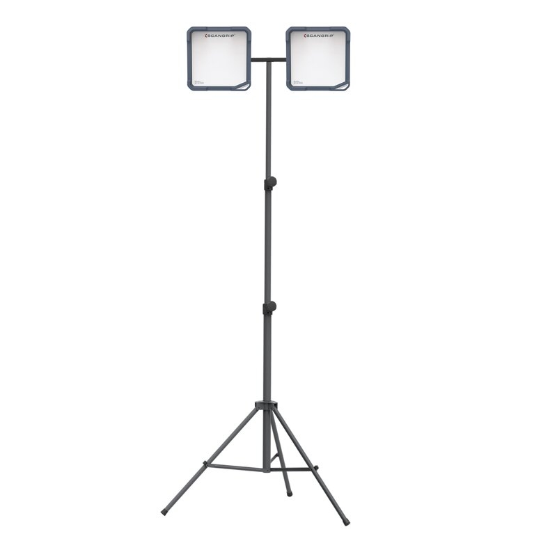 Trípode telescópico de acero pintado Epoxi Scangrip Lighting