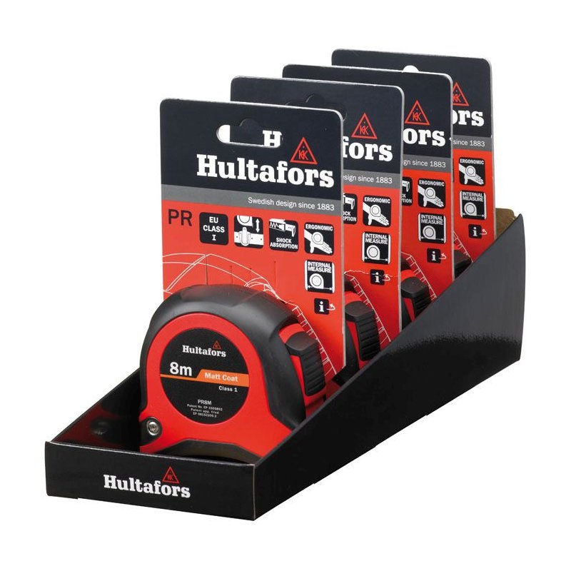 Flexómetro clase I resistente y ergonómico PR Hultafors