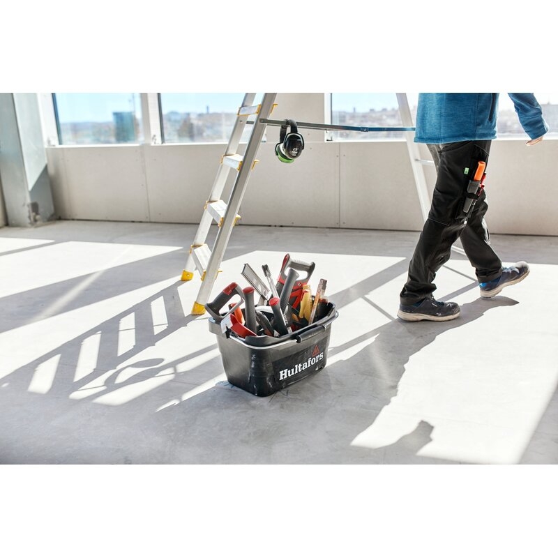 Cubo ergonómico negro 15 litros Hultafors