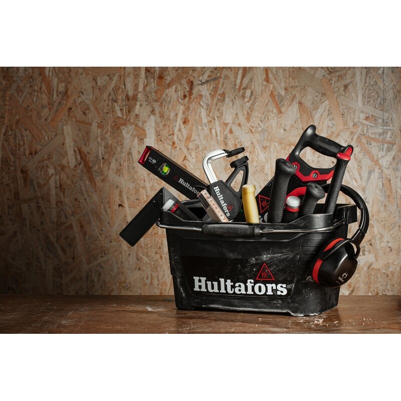 Cubo ergonómico negro 15 litros Hultafors