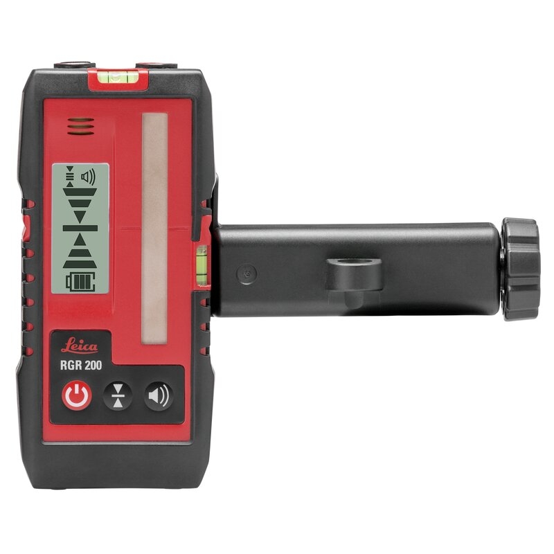 Receptor universal con carcasa IP65 Lino RGR 200 para nivel láser de líneas y puntos Leica Geosystems