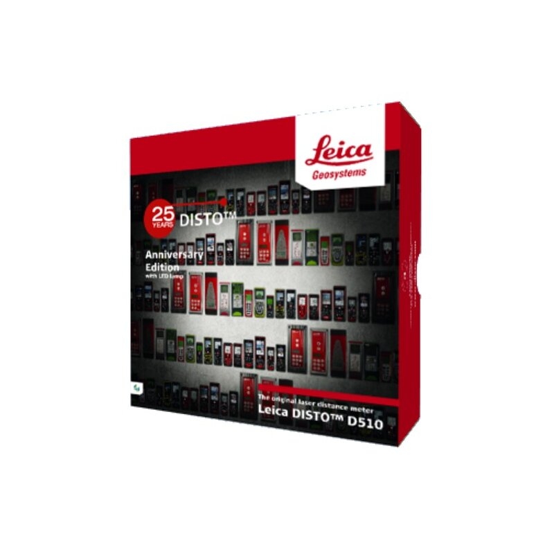 Medidor láser Disto D510 + linterna LED de regalo edición limitada 25 aniversario Leica Geosystems
