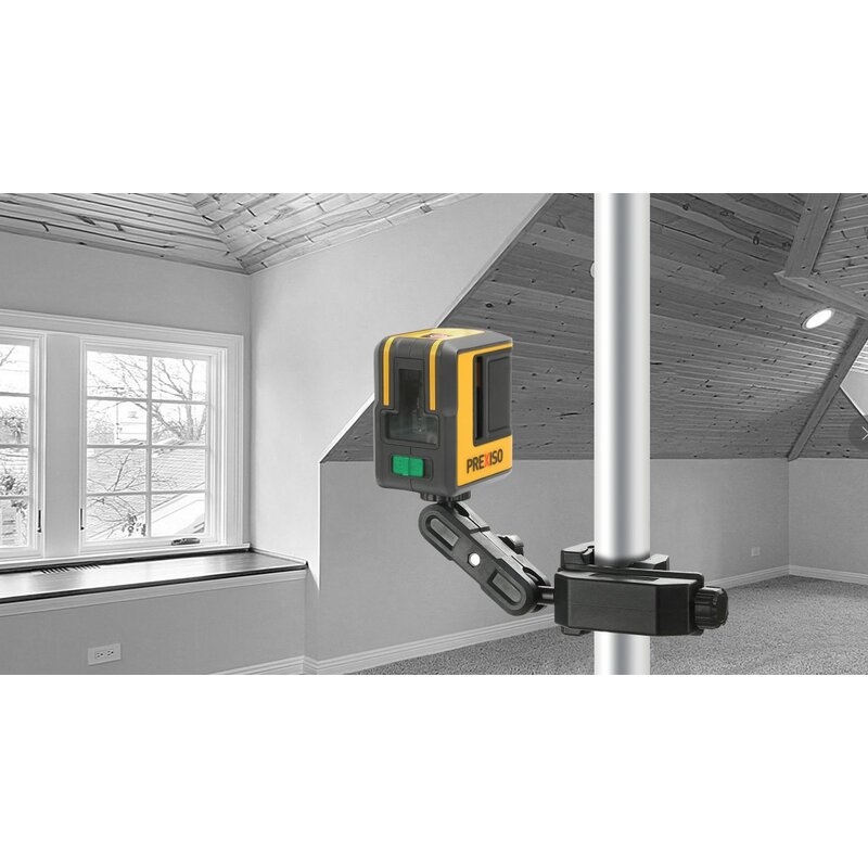 Nivel láser de línea horizontal, vertical y techo verde PLC90DG Prexiso