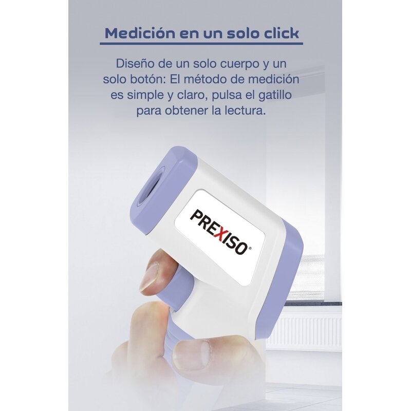 Termómetro infrarrojos para medir la temperatura sin contacto PIT20 Prexiso