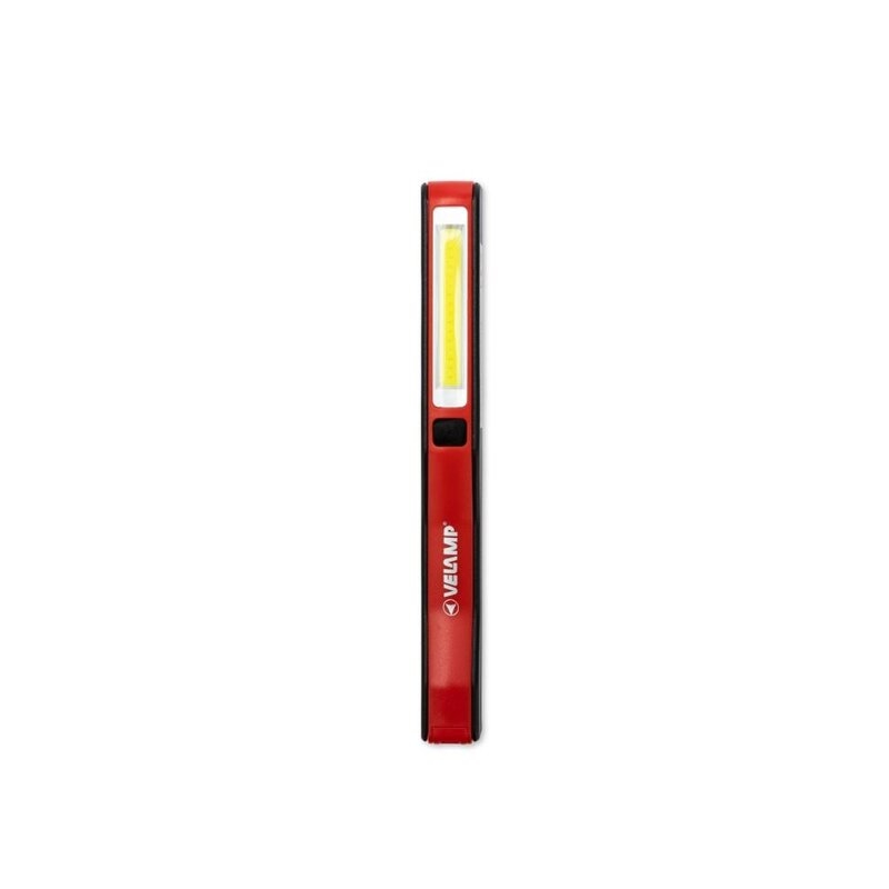 Linterna LED tipo bolígrafo COB 3W + Linterna 1W. Con clip magnética PROLED Velamp
