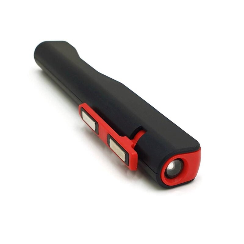 Linterna LED tipo bolígrafo COB 3W + Linterna 1W. Con clip magnética PROLED Velamp