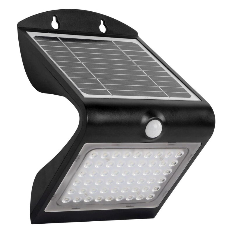 Aplique LED de 4 W (500 lm) con carga solar y sensor de movimiento COLOMBA Velamp