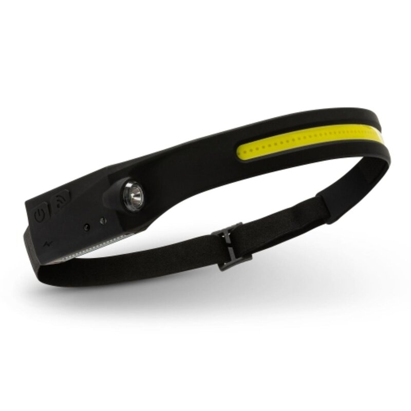 Linterna frontal LED recargable 2 en 1 5W, 350lm sensor manos libres BOWIE Velamp