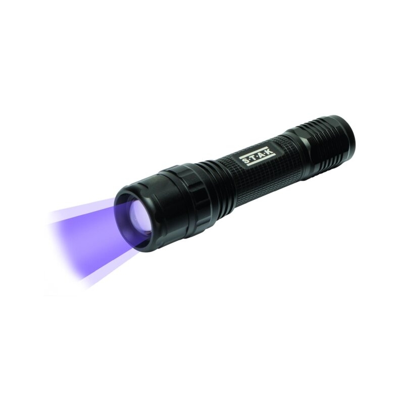 Linterna LED + UV 3W con función zoom HORACIO STAK