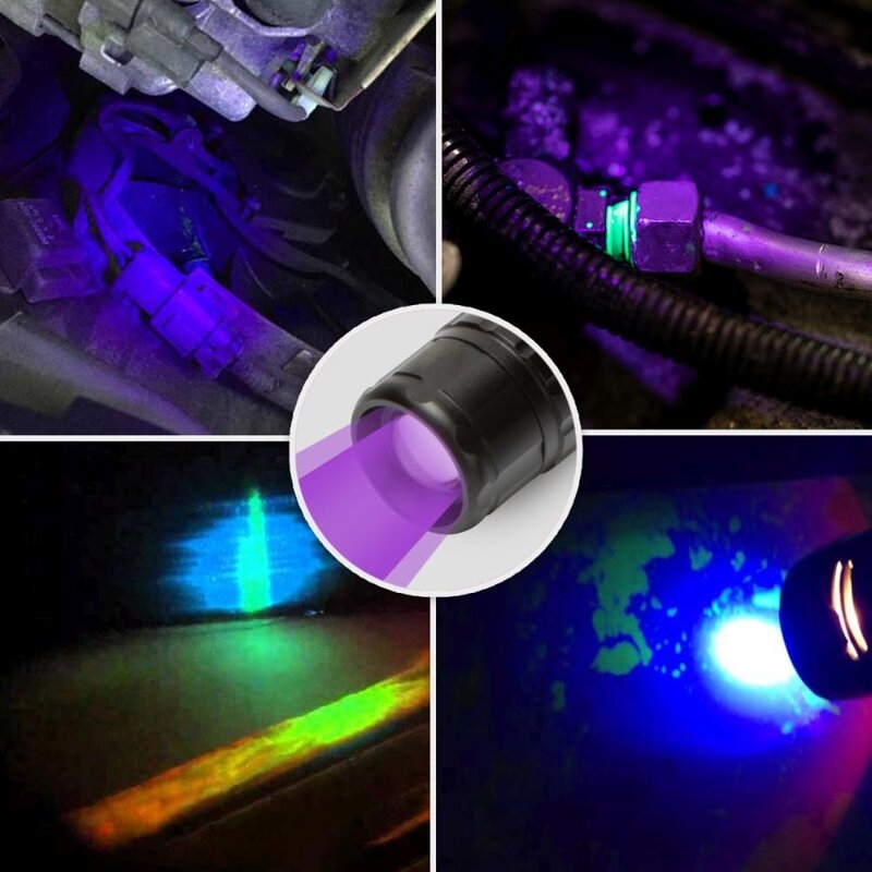 Linterna LED + UV 3W con función zoom HORACIO STAK