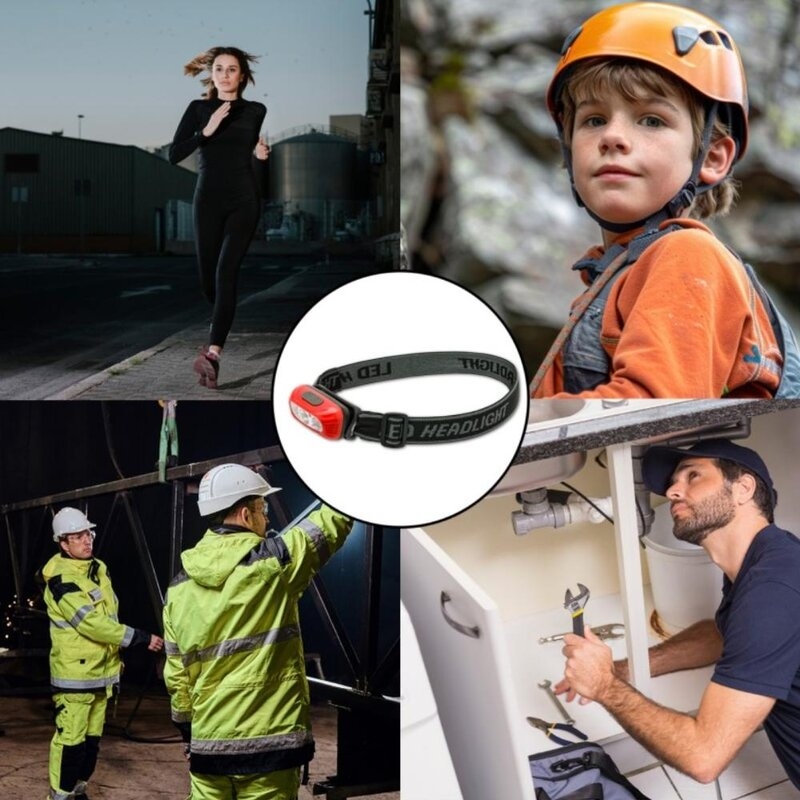 Linterna frontal LED recargable 230 lm con sensor manos libres VULCAN Velamp