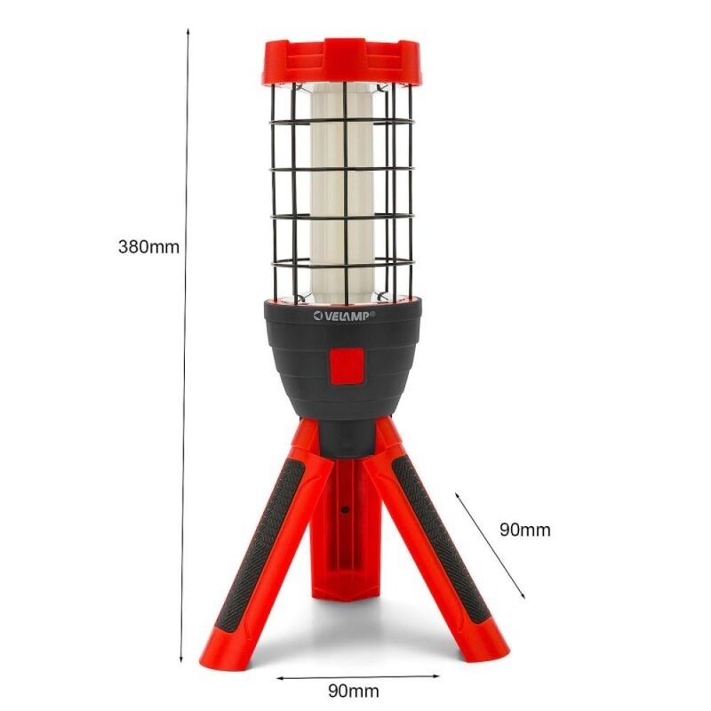 Luz de trabajo recargable PAUL 800 lúmenes en mini trípode Velamp