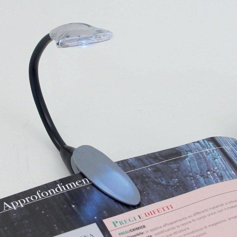 Luz LED de lectura con pinza GOOSE Velamp