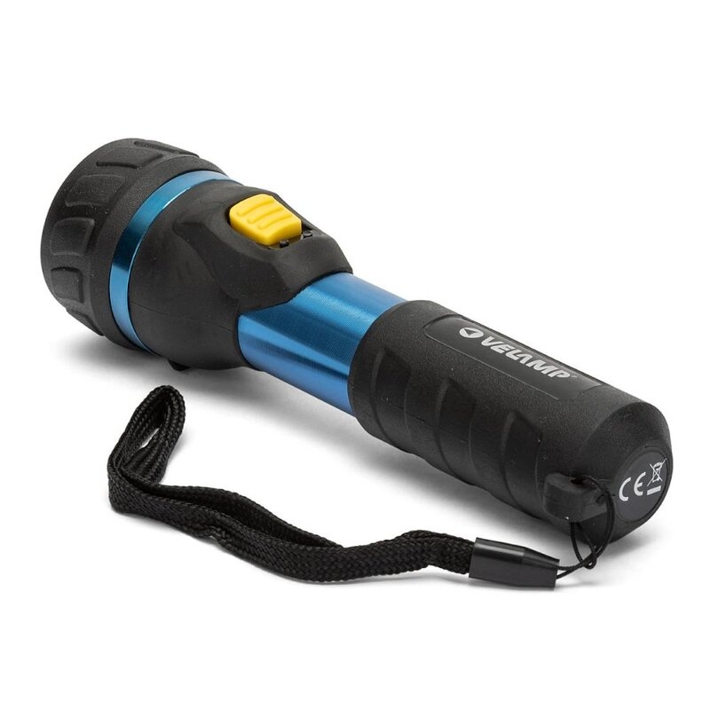 Linterna LED 1W 2AA de aluminio y goma IMPULSE