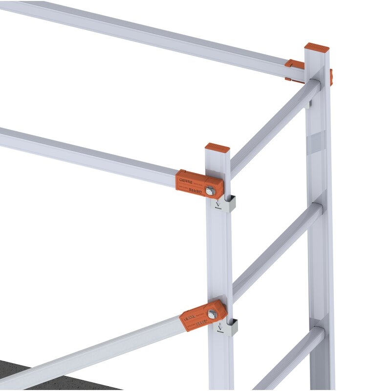 Andamio de aluminio con sistema de anclaje rápido Fast and Lock 100 Gierre