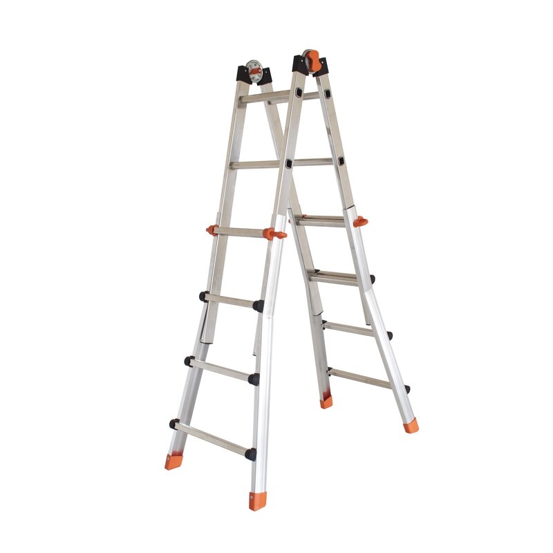 Escalera telescópica multiposición de aluminio 100 kg PEPPina Gierre