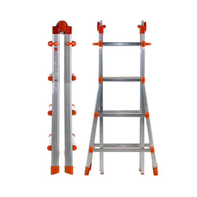 Escalera telescópica multiposición de aluminio 100 kg PEPPina Gierre