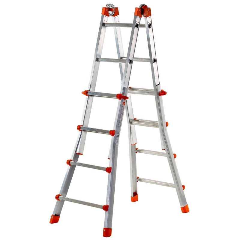 Escalera telescópica multiposición de aluminio 100 kg PEPPina Gierre