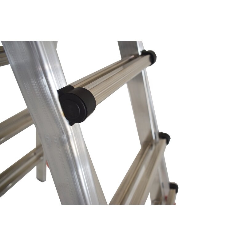 Escalera telescópica multiposición de aluminio 100 kg PEPPina Gierre