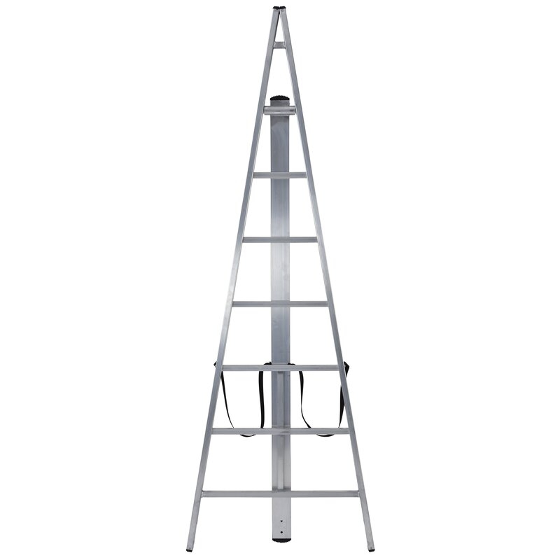 Escalera de tijera triangular de aluminio Trittika Gierre