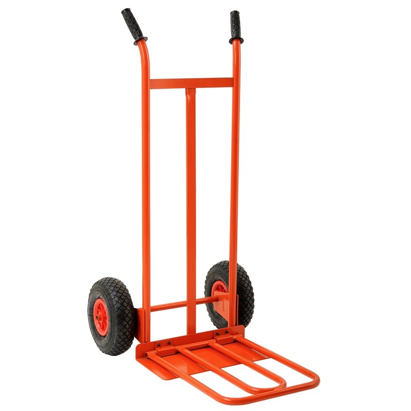Carretilla de ruedas neumáticas y pala abatible (200kg) Gierre