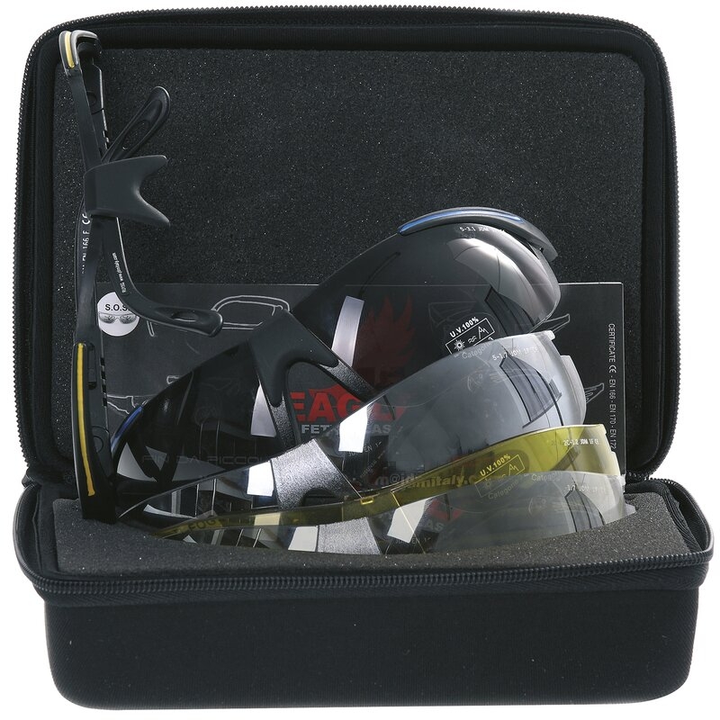 Estuche de gafas de seguridad RUNNER Allseasons Eagle