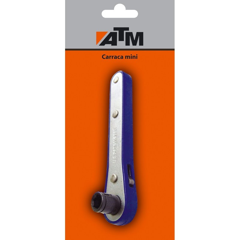Mini llave de carraca para vasos en blister individual ATM Llaves & Vasos