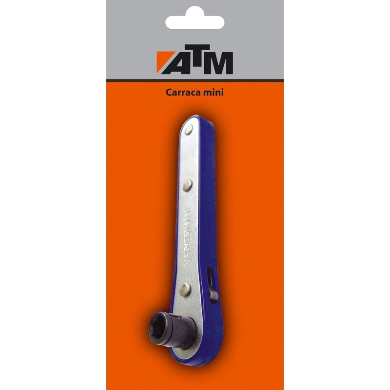 Mini llave de carraca para vasos en blister individual ATM Llaves & Vasos