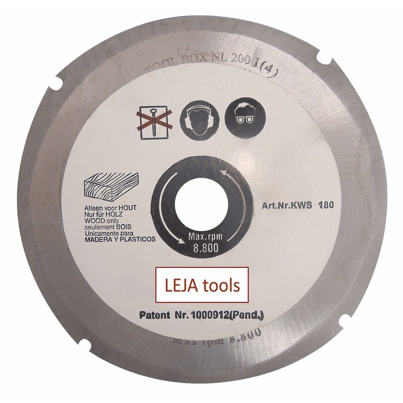 Disco tronzador fresador para amoladoras angulares de 4 dientes Leja Tools