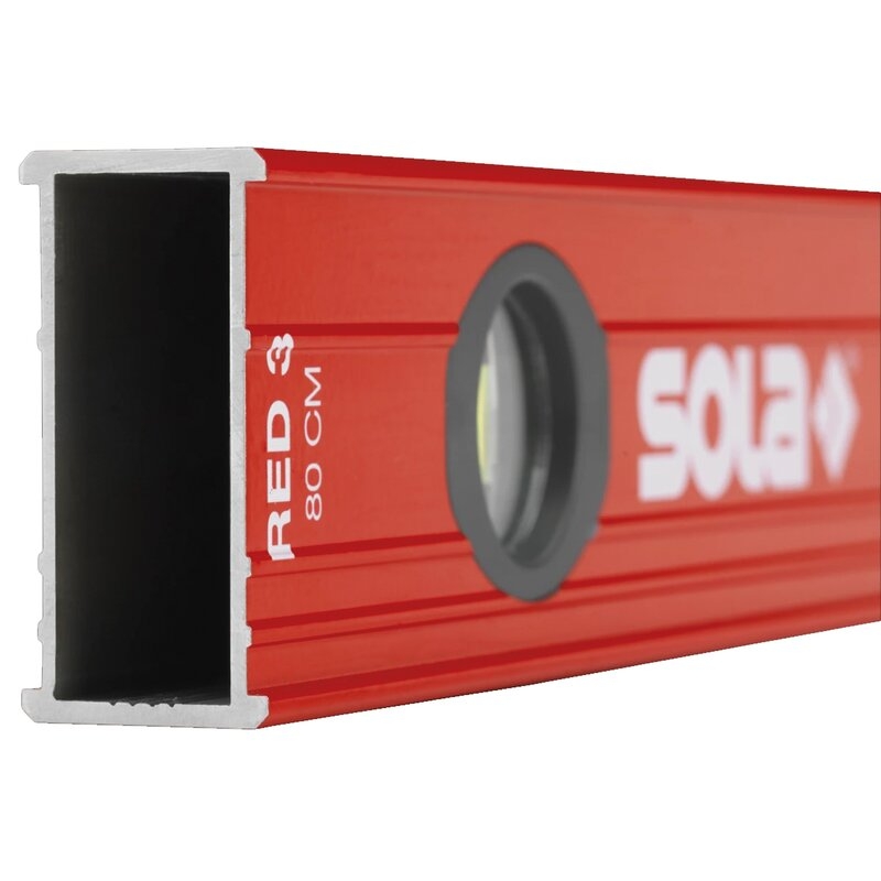 Nivel de burbuja de aluminio RED 3 Sola