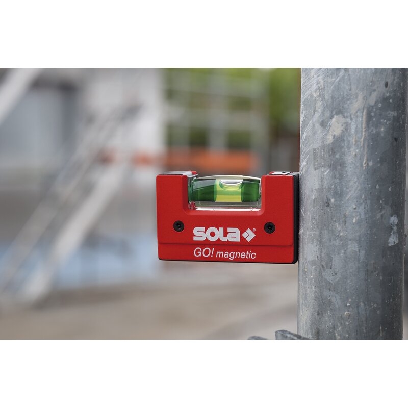 Nivel de burbuja compacto GO! Magnetic CLIP Sola