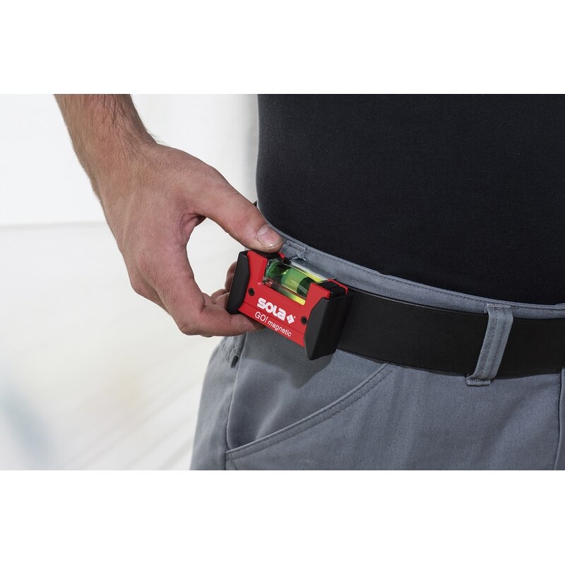 Nivel de burbuja compacto GO! Magnetic CLIP Sola