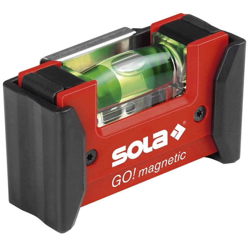 Nivel de burbuja compacto GO! Magnetic CLIP Sola