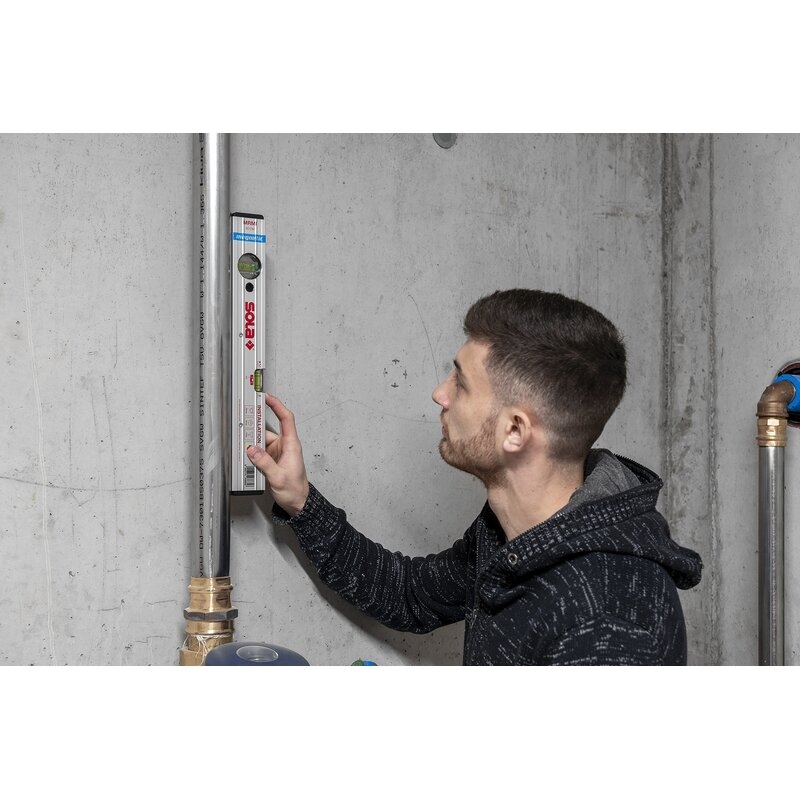 Nivel de burbuja magnético para instaladores MRMI Sola