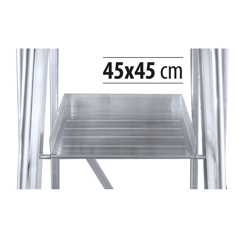 Escalera móvil con plataforma plegable 2XL s.industrial