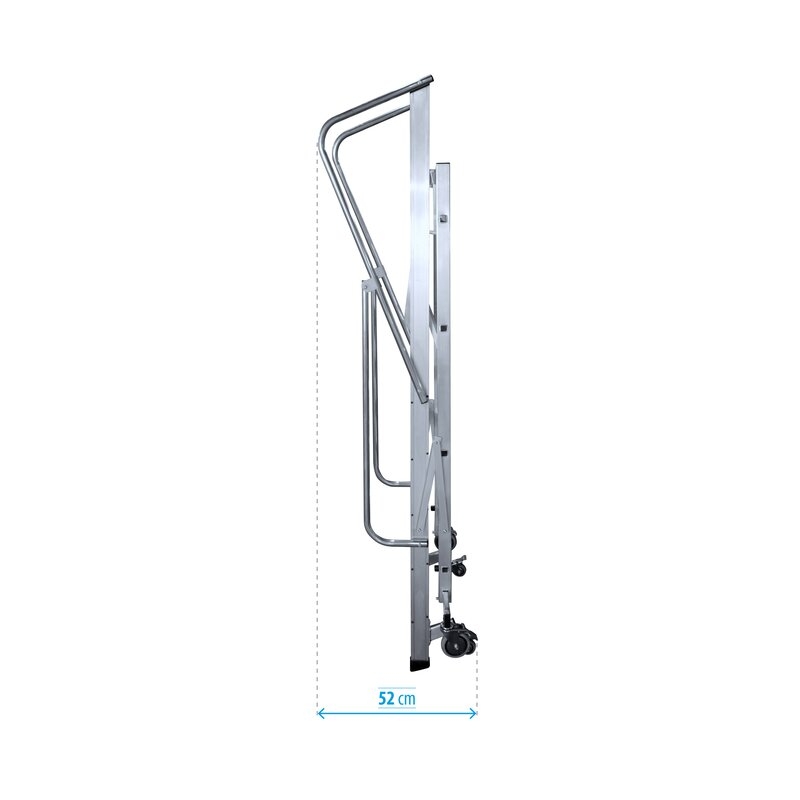 Escalera móvil con plataforma plegable 2XL-S s.industrial