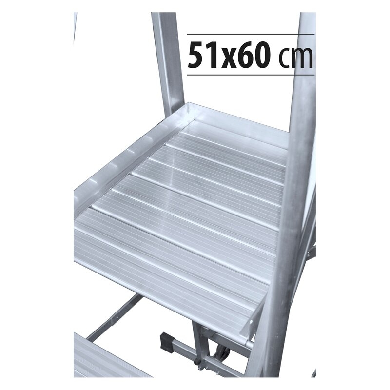 Escalera móvil con  plataforma KASTLE s.industrial