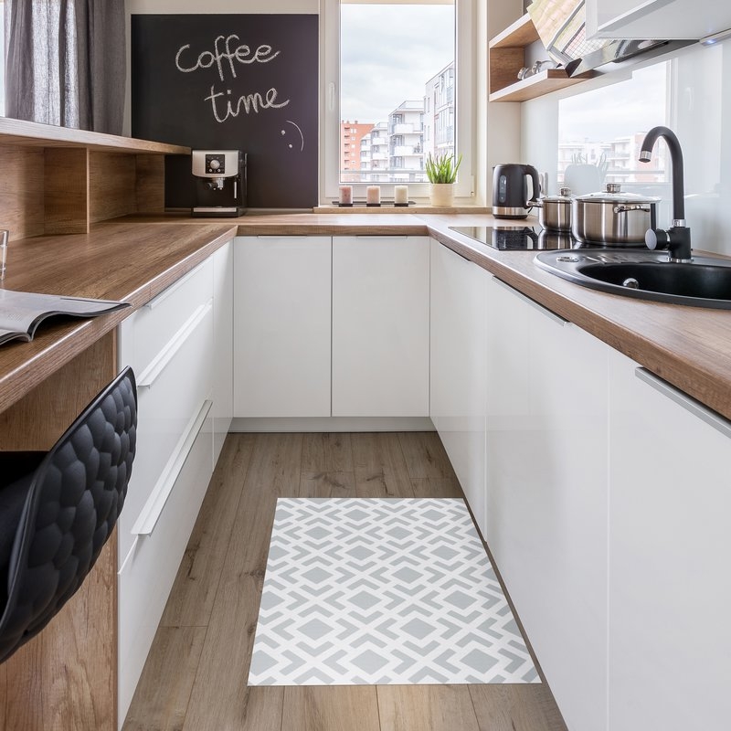 Alfombra LIVING DECO GEOM Gris