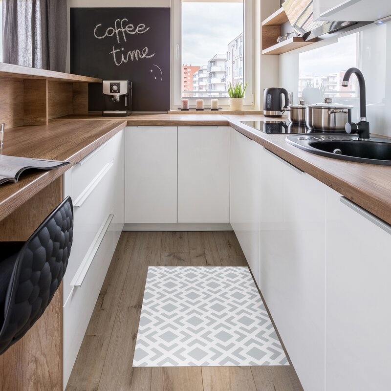 Alfombra LIVING DECO GEOM Gris