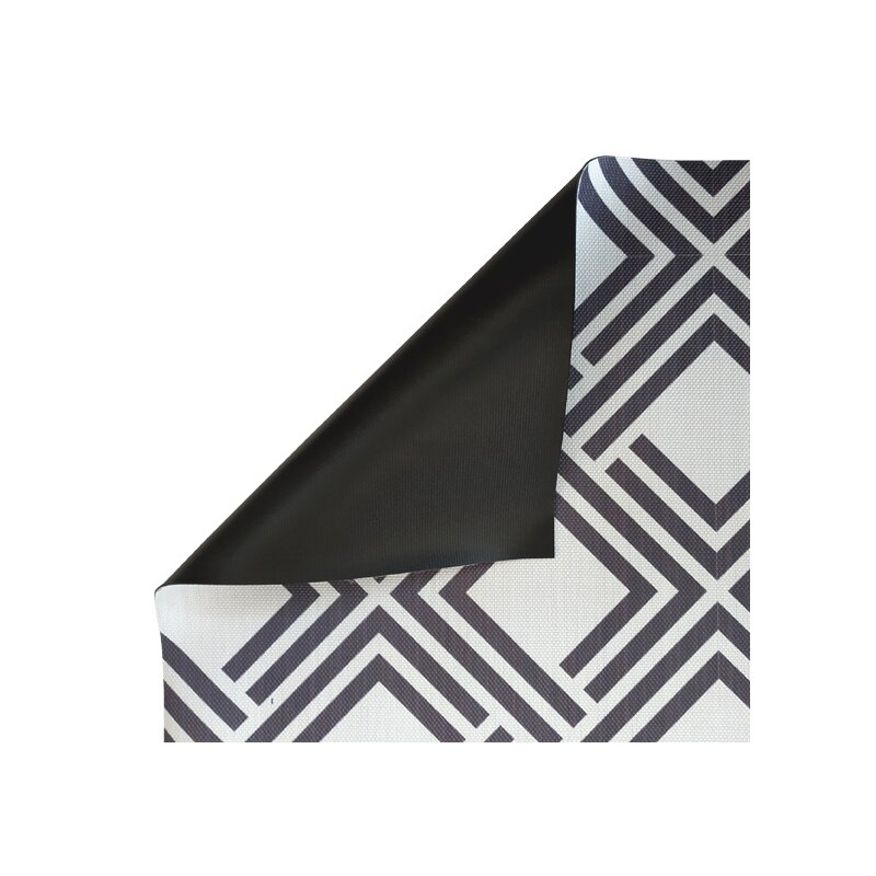 Alfombra LIVING DECO GEOM Negro