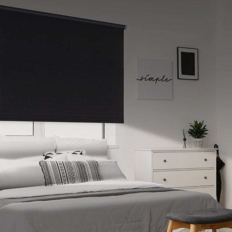 Estor enrollable Opaco NIGHT Negro