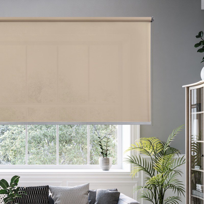 Estor enrollable traslúcido decorativo CALM Camel