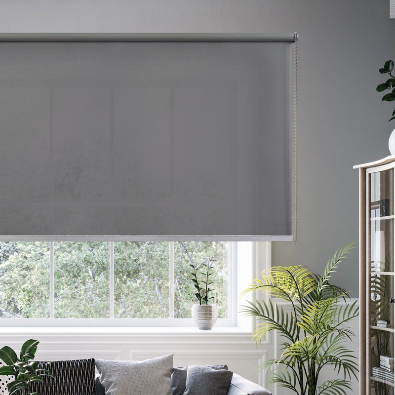 Estor enrollable traslúcido decorativo CALM Gris Koala