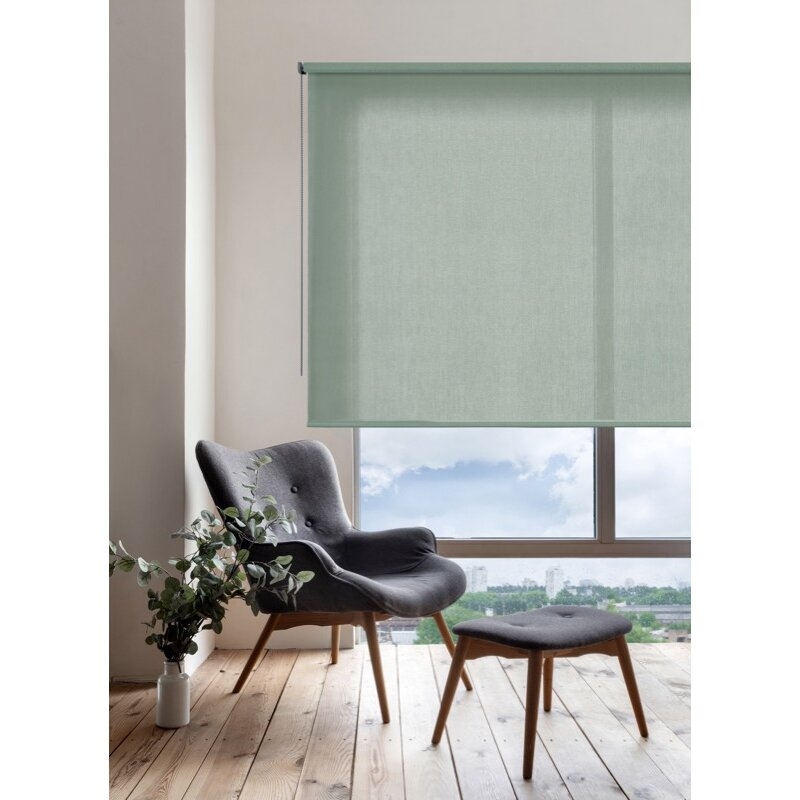 Estor enrollable traslúcido decorativo SOFT Eucalipto