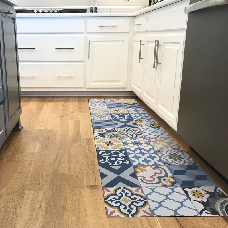 Alfombra ARTDECO Compacta Patch Azul