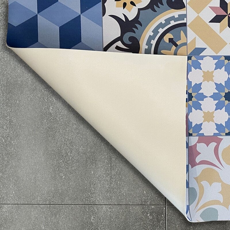 Alfombra ARTDECO Compacta Patch Azul